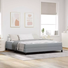  vidaXL Boxrugós ágy Világosszürke 180 x 200 cm szövet ágy és ágykellék