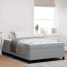vidaXL Boxrugós ágy Világosszürke, Fekete 120 x 200 cm ágy és ágykellék