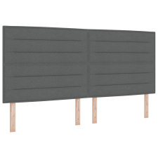 vidaXL Boxspring Ágy Matrac Esernyő Szürke 200x200 cm Szövet (3340712) ágy és ágykellék