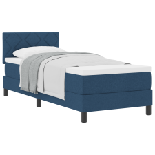 vidaXL Boxspring Ágy Matrac nélkül Kék 80x200 cm Szövet (3338726) ágy és ágykellék