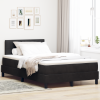 vidaXL Boxspring ágy matraccal Fekete Kicsi dupla Bársony