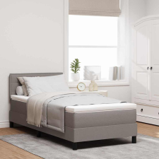 vidaXL Boxspring ágy matraccal matracmal Tópszínű 90 x 190 cm szövet ágy és ágykellék