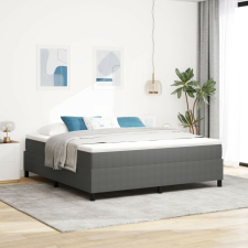 vidaXL Boxspring Ágy Matraccal Világosszürke Super King Kordbársony ágy és ágykellék