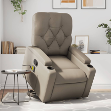 vidaXL cappuccino műbőr dönthető masszázs- és állófotel masszázsfotel