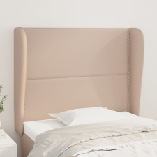 vidaXL cappuccino műbőr fejtámla szárnyakkal 93x23x118/128 cm ágy és ágykellék