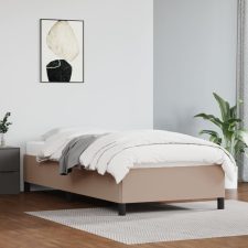 vidaXL cappuccino színű műbőr ágykeret 90 x 190 cm ágy és ágykellék