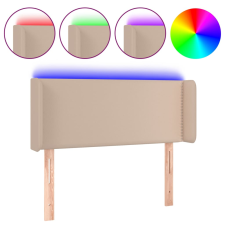 vidaXL cappuccino színű műbőr LED-es fejtámla 103x16x78/88 cm (3123185) ágy és ágykellék