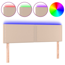 vidaXL cappuccino színű műbőr LED-es fejtámla 144 x 5 x 78/88 cm (3121567) ágy és ágykellék