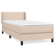 vidaXL cappuccino színű műbőr rugós ágy matraccal 80 x 200 cm (3130690) ágy és ágykellék