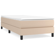 vidaXL cappuccino színű műbőr rugós ágy matraccal 90 x 190 cm (3144236) ágy és ágykellék