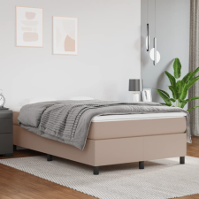 vidaXL cappuccino színű műbőr rugós ágykeret 120x200 cm ágy és ágykellék
