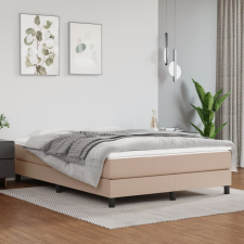 vidaXL cappuccino színű műbőr rugós ágykeret 140x190 cm ágy és ágykellék