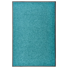 vidaXL ciánkék kimosható lábtörlő 60 x 90 cm lakástextília