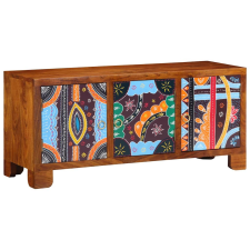 vidaXL Cipőpad mézbarna 100 x 35 x 45 cm tömör akácfa bútor