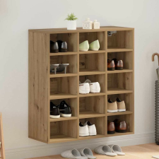vidaXL Cipősszekrény kézműves tölgy 77.5 x 30 x 83.5 cm Faanyag bútor