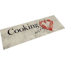 vidaXL cooking feliratos mosható bársony konyhaszőnyeg 45 x 150 cm (4005623) lakástextília