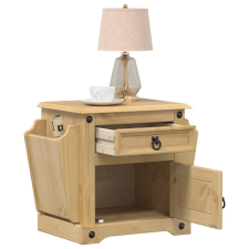vidaXL Corona tömör fenyőfa éjjeliszekrény 45x35x47,5 cm bútor