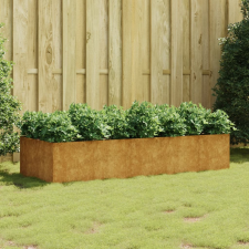 vidaXL corten acél kerti magaságyás 200x80x40 cm kerti dekoráció