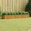 vidaXL Corten acél kerti magaságyás 280 x 80 x 40 cm