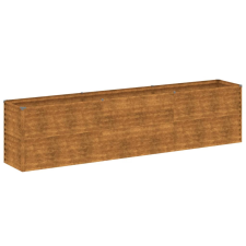vidaXL corten acél kerti magaságyás 291x50x69 cm (151986) kerti tárolás