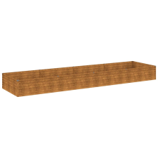 vidaXL corten acél kerti magaságyás 387x100x36 cm (151996) kerti tárolás