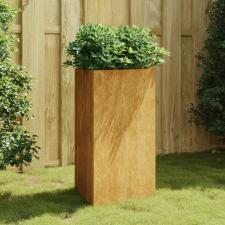 vidaXL corten acél kerti növénytartó 50x43x75 cm kerti tárolás