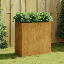 vidaXL corten acél növénytartó 40x80x80 cm kerti dekoráció