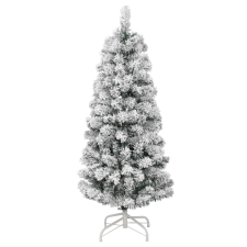 vidaXL csuklópántos műkarácsonyfa hóval 120 cm (358379) műfenyő
