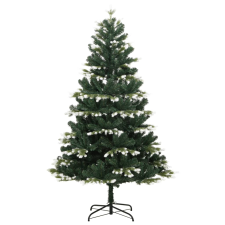 vidaXL csuklópántos műkarácsonyfa hóval 150 cm (356756) műfenyő