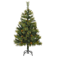 vidaXL csuklópántos műkarácsonyfa tobozzal 120 cm (357700) műfenyő