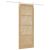vidaXL Csúszó Ajtó és Tartozék Készlet 83x211 cm Szilárd Fa Fenyő (3333254)