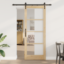 vidaXL Csúszó Ajtó Hardver Készlettel "ORKDAL" 83x211 cm nyílászáró