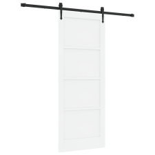 vidaXL Csúszó Ajtó Szerelvénnyel Fehér 83x211 cm Szilárd Fenyő (3333731) nyílászáró