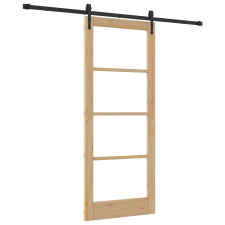vidaXL Csúszóajtó hardver készlettel "ORKDAL" 83x202 cm (3332473) nyílászáró