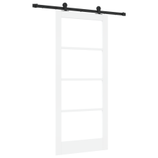 vidaXL Csúszóajtó hardver készlettel ORKDAL Fehér 86x198.5 cm (3332116) nyílászáró