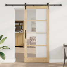 vidaXL Csúszóajtó hardver szett "ORKDAL" 93x211 cm nyílászáró