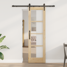 vidaXL csúszóajtó hardverkészlettel "ORKDAL" 61x198.5 cm nyílászáró