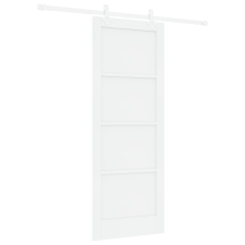 vidaXL csúszóajtó szerelvénykészlet Fehér 78x202 cm Szilárd fa Fenyő (3333555) nyílászáró