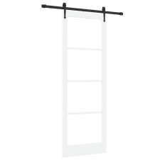 vidaXL Csúszóajtó tartozékokkal "ORKDAL" Fehér 83x232 cm (3332450) nyílászáró