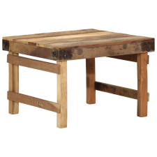 vidaXL Dohányzóasztal 55x60x40 cm Tömör fa újrahasznosított (4019622) bútor