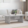  vidaXL Dohányzóasztal Beton Szürke 93 x 53 x 33 cm Faanyag