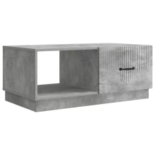  vidaXL Dohányzóasztal Betonszürke 90 x 50 x 37 cm Szerelt Fa bútor