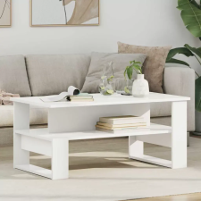  vidaXL Dohányzóasztal Fehér 90 x 50 x 40 cm Faanyag bútor