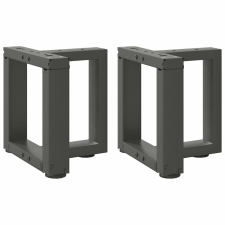 vidaXL Dohányzóasztal Láb - T-alakú - Acél - 30x25cm bútor