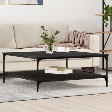 vidaXL Dohányzóasztal Musta tammi 100 x 100 x 40 cm Faanyag bútor