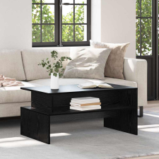 vidaXL Dohányzóasztal Musta tammi 90 x 55 x 42.5 cm Faanyag bútor