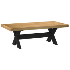 vidaXL dohányzóasztal NOAIN X alakú lábak 120x60x40cm tömör fa fenyőfa bútor