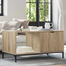 vidaXL Dohányzóasztal sonoma tölgy 90 x 49 x 46 cm Faanyag bútor