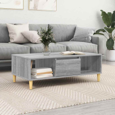vidaXL Dohányzóasztal Szürke sonoma 103,5 x 60 x 35 cm Faanyag bútor