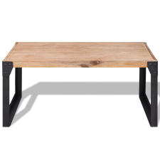 vidaXL Dohányzóasztal tömör akácfa 100x60x45 cm  (243914) bútor